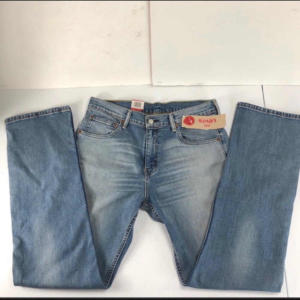 Men’s 569 loose straight Levi’s Blue Jeans 32x34 - Picture 3 of 10